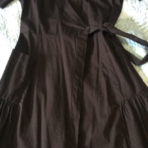 Cotton wrap dress - Picture 2 of 6